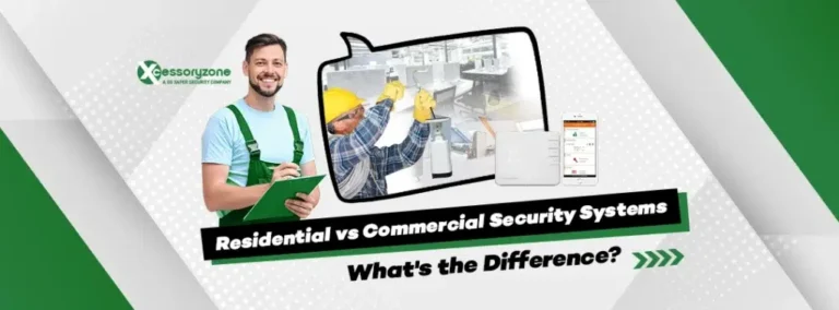 Residential vs Commercial Security Systems Whats the Difference 1024x379 1